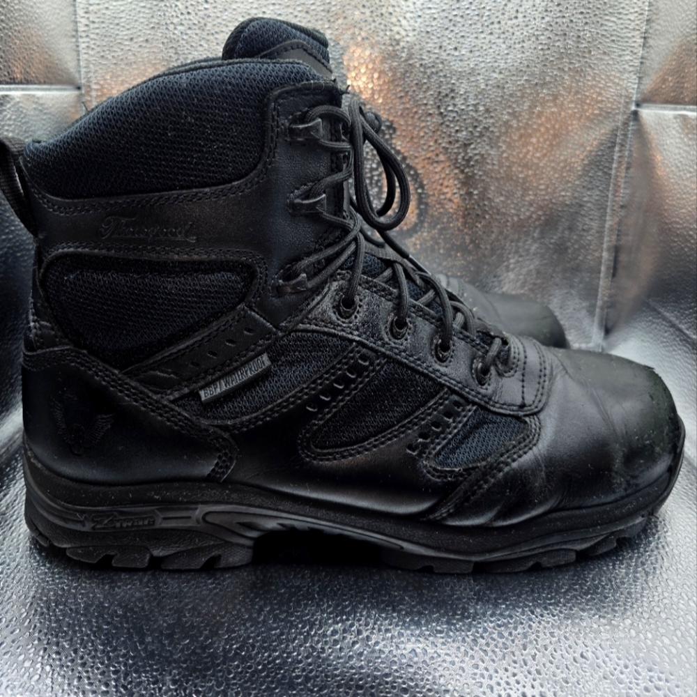 Thorogood Boots Steel 804-6190 Black Leather Waterproof Men 11.5